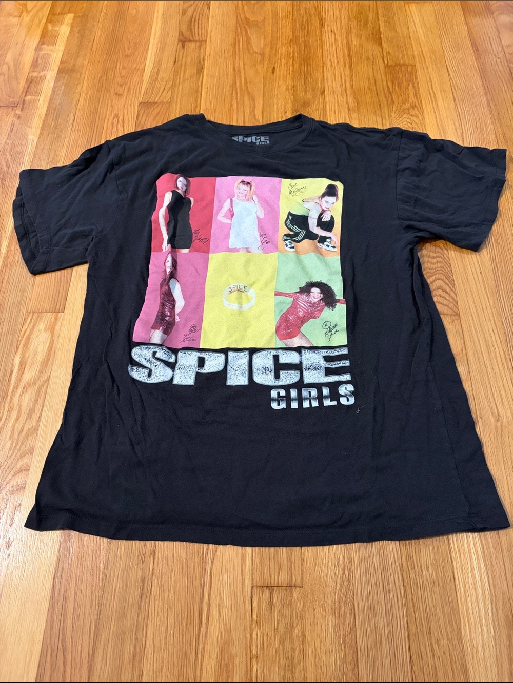 Spice Girls Black Short Sleeve Graphic Tee